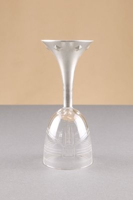 Vintage Wine Goblet on Metallic Base-YGX-692514