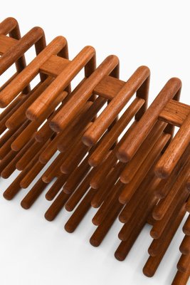 Vintage Wine Racks in Teak, 1950s, Set of 5-SC-1796794