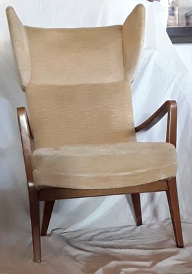 Vintage Wing Armchair, 1960s-HOI-1066757