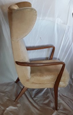 Vintage Wing Armchair, 1960s-HOI-1066757