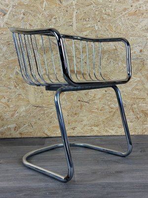 Vintage Wire Chair in Metal and Chrome-Plated Design, 1960s, Set of 2-EJL-1723268