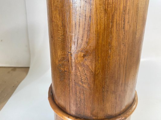 Vintage Wood and Rattan Umbrella Stand, 1950s-UR-1759664