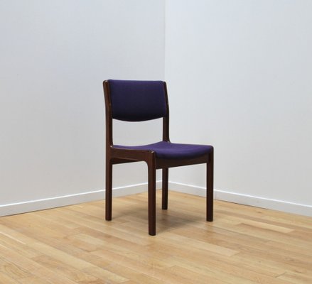 Vintage Wood and Wool Dining Chair-NMC-1760315