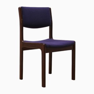 Vintage Wood and Wool Dining Chair-NMC-1760315