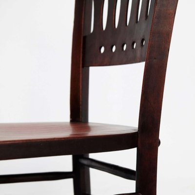 Vintage Wood Bistro Chairs from Luterma, Set of 12-WM-1260389