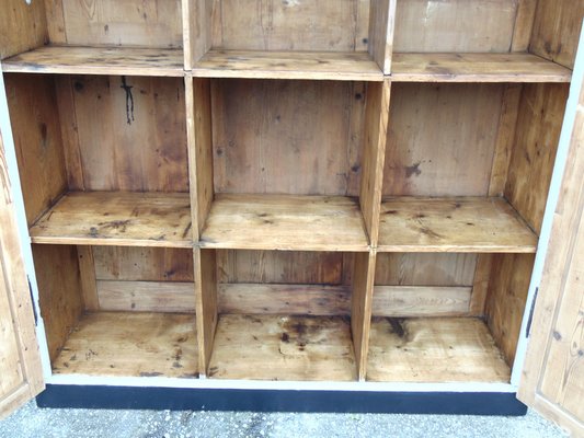 Vintage Wood Bookcase, 1930s-GZF-1088691