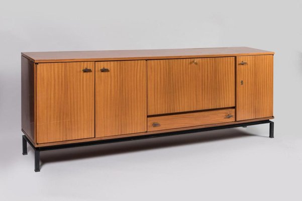 Vintage Wood Enfilade by Marcel Gascoin, 1960s-RJQ-1178179