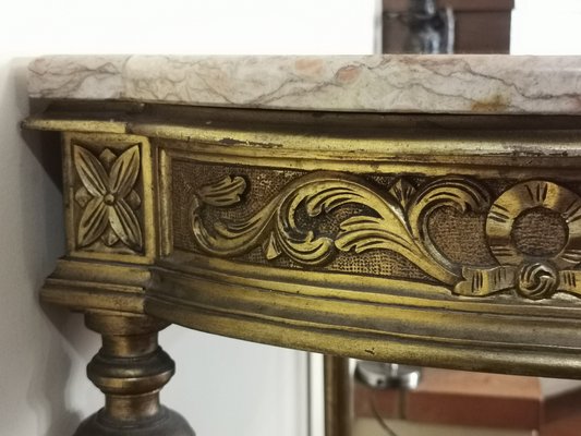 Vintage Wood French Console-GEL-1047188