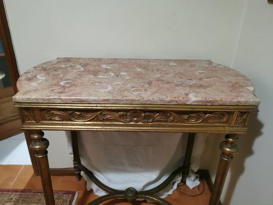 Vintage Wood French Console-GEL-1047188