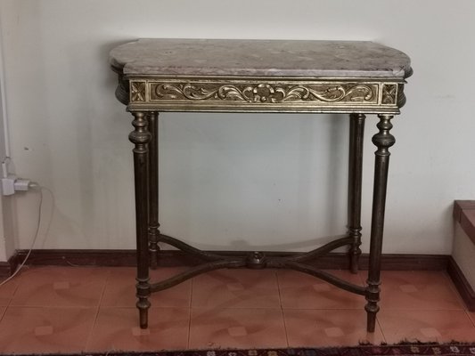 Vintage Wood French Console-GEL-1047188