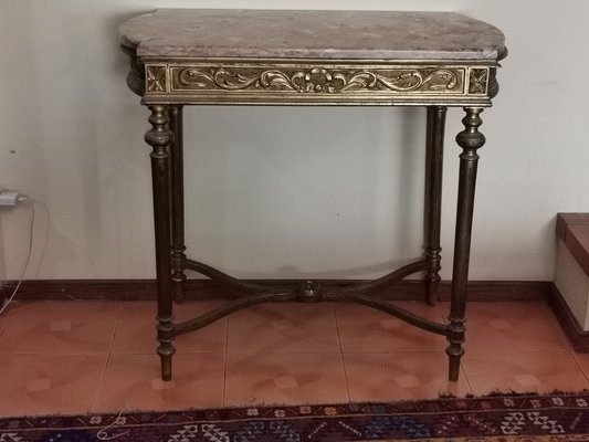 Vintage Wood French Console-GEL-1047188