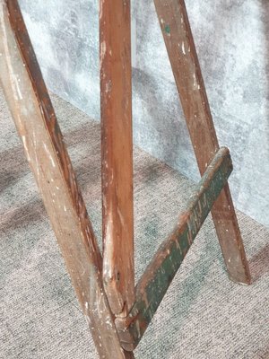 Vintage Wood Step Painters Ladder, 1970s-NQV-836026