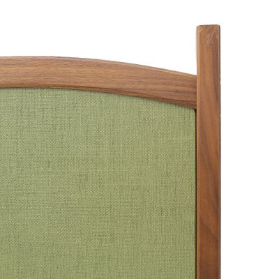 Vintage Wooden and Fabric Screen, 1960s-EZ-1706718