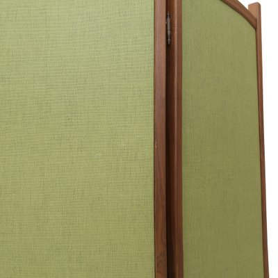 Vintage Wooden and Fabric Screen, 1960s-EZ-1706718