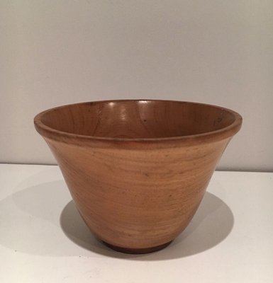 Vintage Wooden Bowl, 1970s-BA-1365840