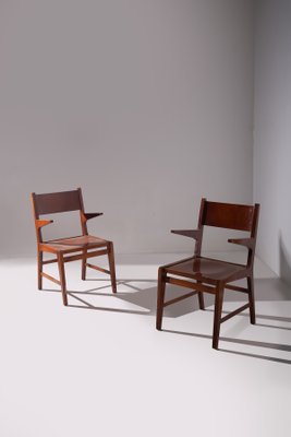 Vintage Wooden Chairs, 1950, Set of 2-RCE-2034691