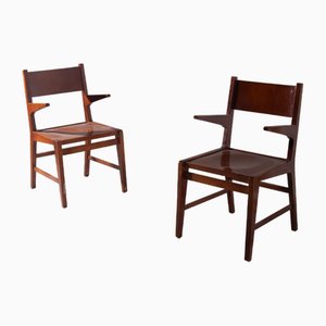 Vintage Wooden Chairs, 1950, Set of 2-RCE-2034691