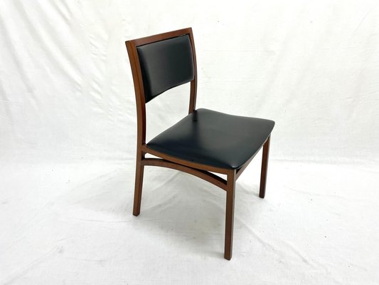 Vintage Wooden Chairs in Skai, Italy, 1960s, Set of 4-FDH-2017204