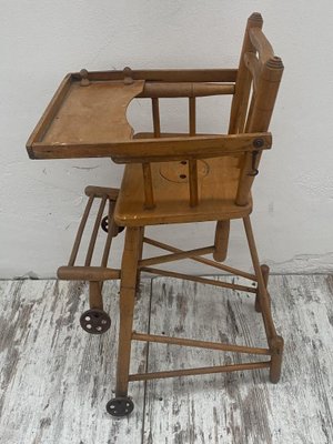 Vintage Wooden Children's Chair-DDQ-1787210