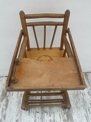 Vintage Wooden Children's Chair-DDQ-1787210