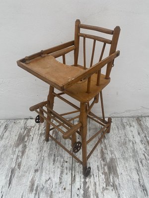 Vintage Wooden Children's Chair-DDQ-1787210