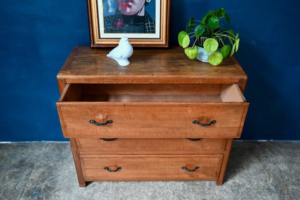 Vintage Wooden Country Chest of Drawers-AIU-1786485