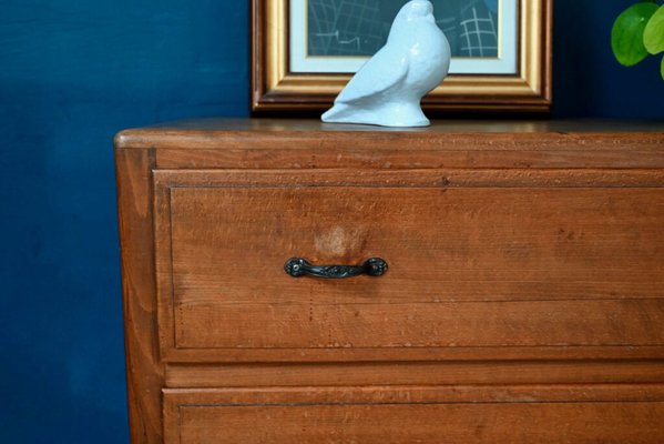 Vintage Wooden Country Chest of Drawers-AIU-1786485