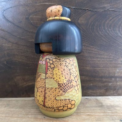 Vintage Wooden Kokeshi Doll by Kazuo Takamizawa, Japan, 1970s-DWL-1799209