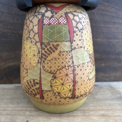 Vintage Wooden Kokeshi Doll by Kazuo Takamizawa, Japan, 1970s-DWL-1799209