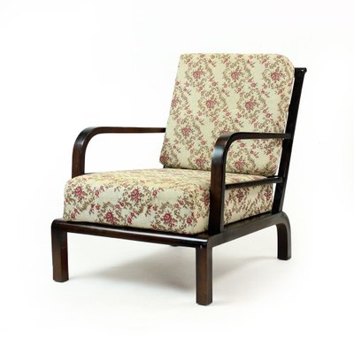 Vintage Wooden Lounge Chair, 1950s-UL-764541