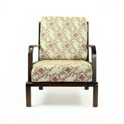 Vintage Wooden Lounge Chair, 1950s-UL-764541