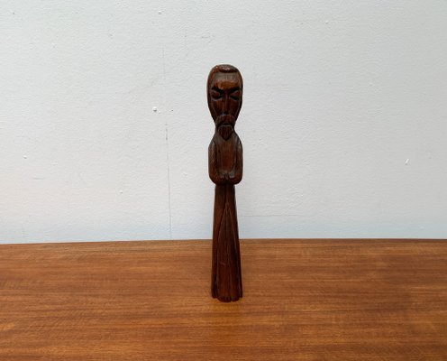 Vintage Wooden Sacral Figurine Sculpture-UAH-1192493