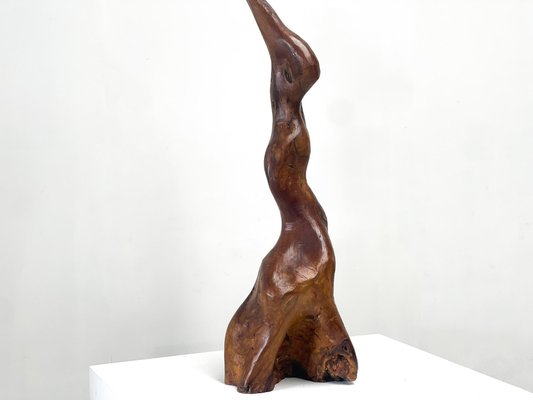 Vintage Wooden Sculpture, 1950s-XLH-1705470