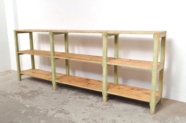 Vintage Wooden Shelving Unit, 1960s-AOX-1768666