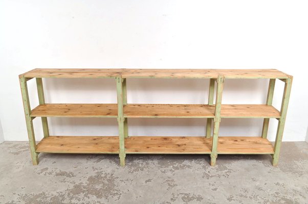 Vintage Wooden Shelving Unit, 1960s-AOX-1768666