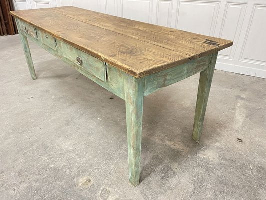 Vintage Wooden Table with Patina, 1920s-PB-2040162