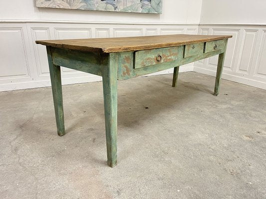 Vintage Wooden Table with Patina, 1920s-PB-2040162