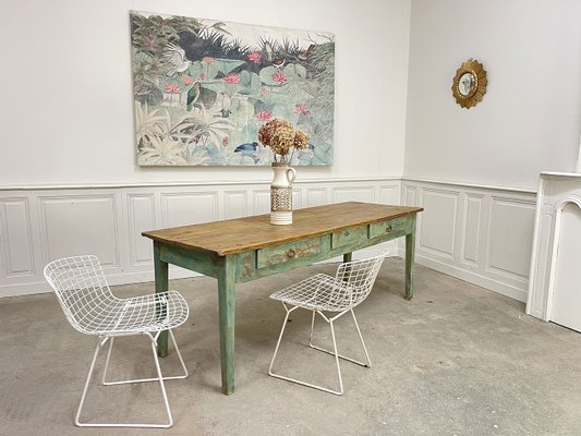 Vintage Wooden Table with Patina, 1920s-PB-2040162