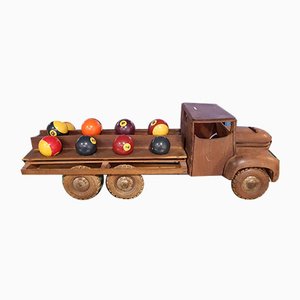 Vintage Wooden Toy Car from Dejou-NA-692130