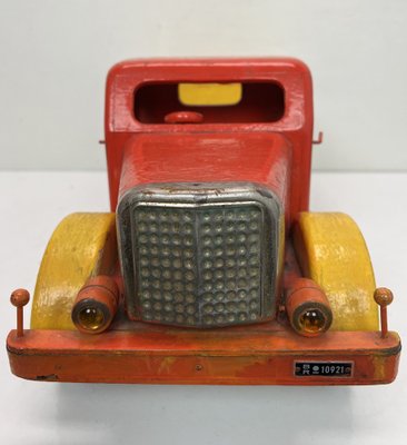 Vintage Wooden Toy Truck attributed Bigge, Germany, 1950s-WZZ-1727097