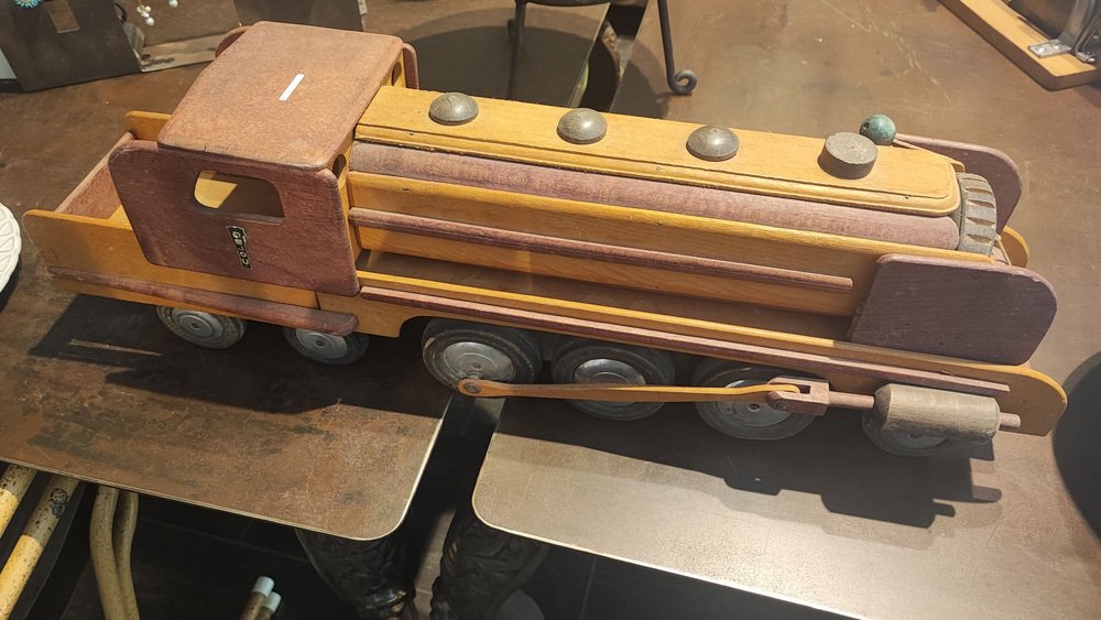 Vintage Wooden Train, 1950s