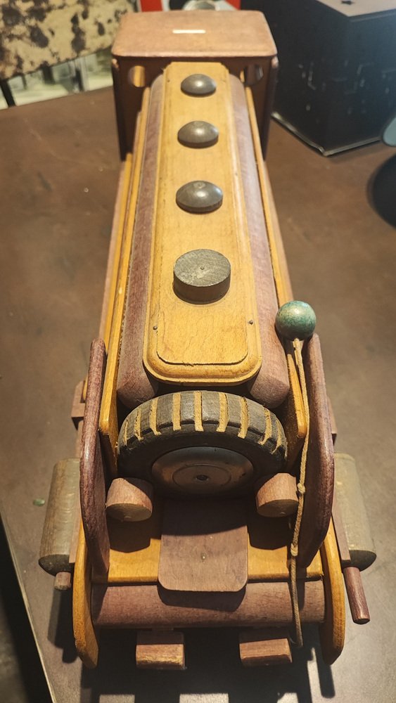 Vintage Wooden Train, 1950s