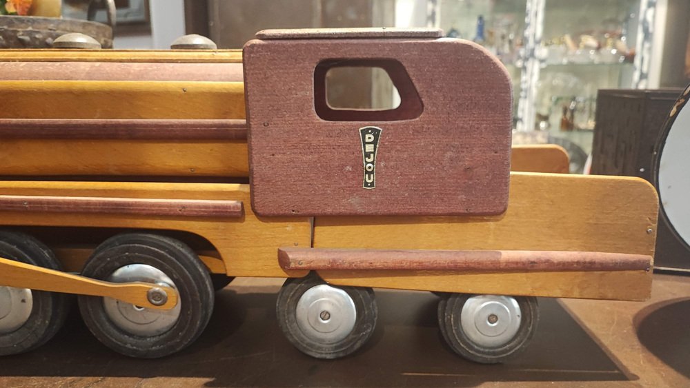 Vintage Wooden Train, 1950s