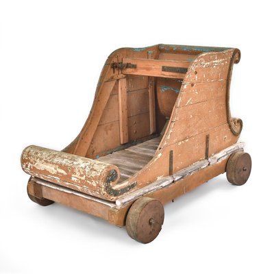 Vintage Wooden Trolley-NQ-624832