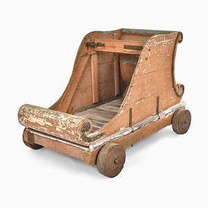 Vintage Wooden Trolley-NQ-624832