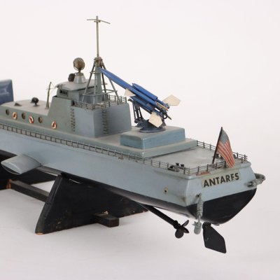 Vintage Wooden Warship Model-VMM-1771403