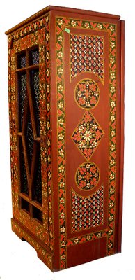 Vintage Wooden Wedding Cabinet, Rajestan Pakistan, 1940s-UZN-1397186