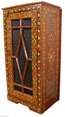 Vintage Wooden Wedding Cabinet, Rajestan Pakistan, 1940s-UZN-1397186