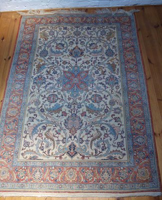 Vintage Wool and Silk Rug-LCV-1363973