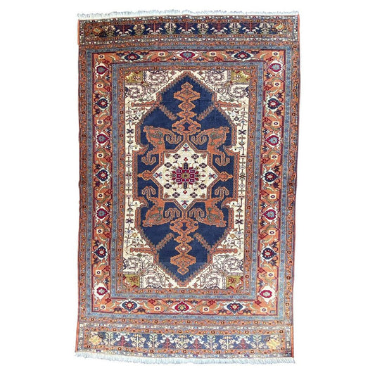 Vintage Wool Azerbaijan Rug, 1990s